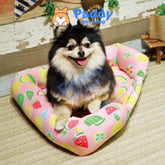 Nệm Cho Chó Mèo Mỏng Tam Giác DoggyMan Vải Lạnh Hạ Nhiệt - Paddy Pet Shop